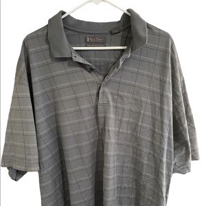 Daniel Cremieux Signature Collection Grey Golf Shirt XXL Casual Polo Style